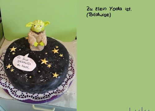 Yoda-Torte das ist.