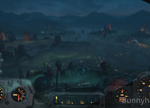 Nuka World bei Nacht